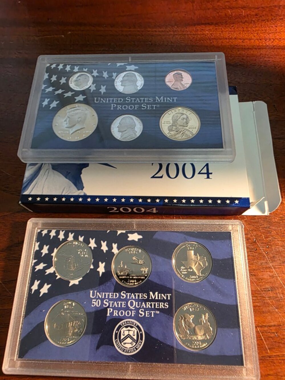 2004 S UNITED STATES MINT PROOF SET COMES IN FACTORY BOX